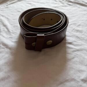 Vintage Cabela’s Brown Leather Belt Size 50 XXL 97-50 Stamp
